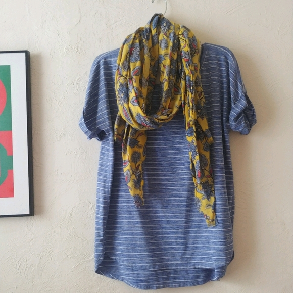 Final sale 🌟 GapFit rolled sleeve striped tee - Picture 7 of 7